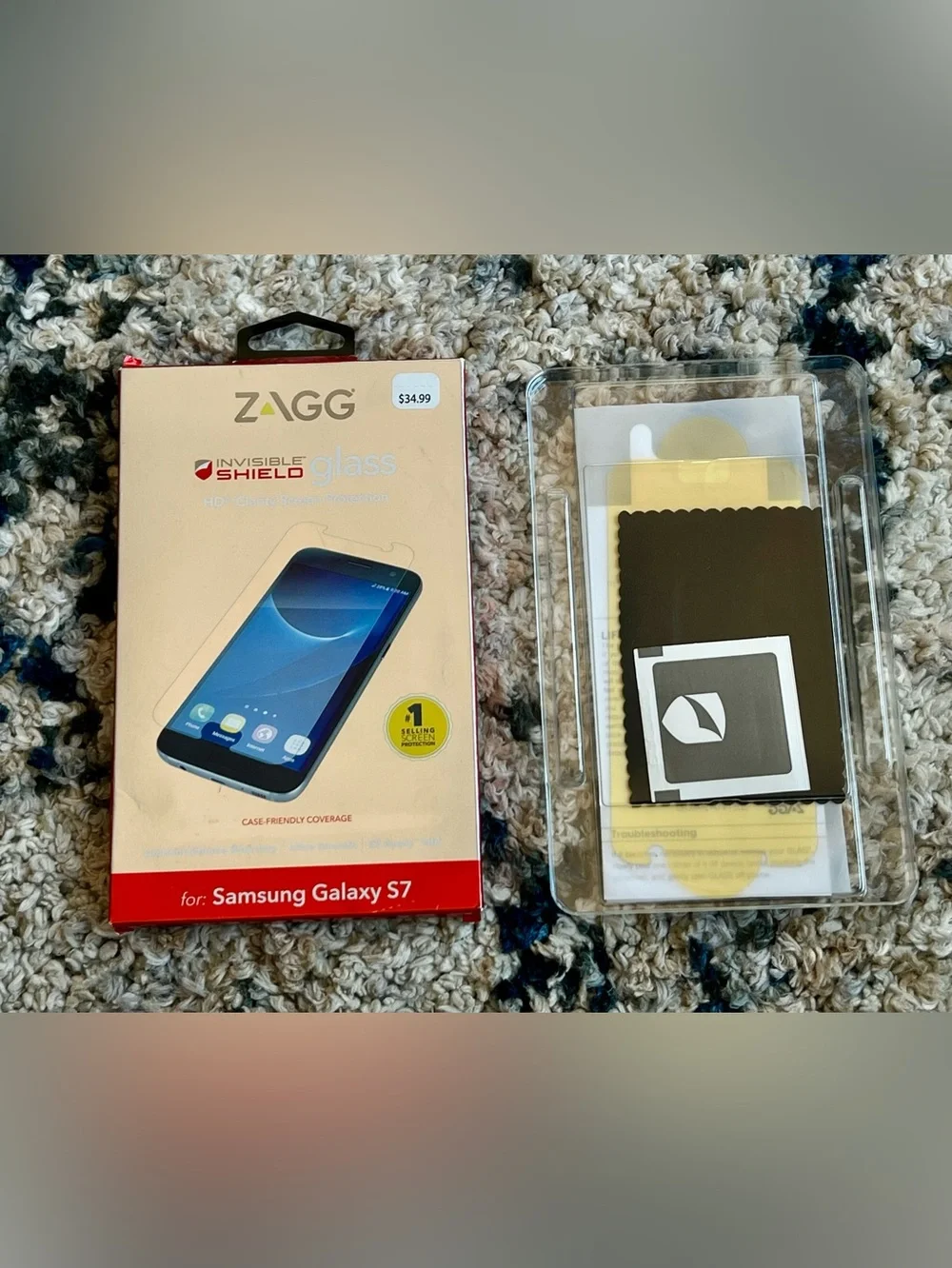 InvisibleShield Glass Screen Protector for Samsung Galaxy S7 - Clear